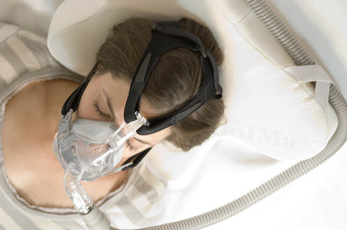 cpap pillow with tube system