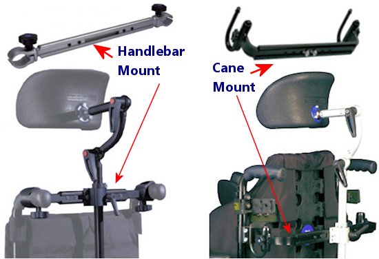 softback wheelchair headrests