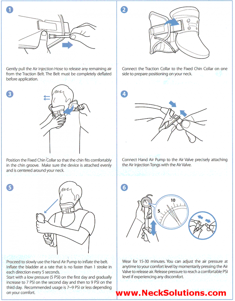 Cervical Traction System MultiPositional Home Cervical Traction Unit