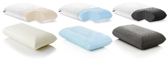 infused memory foam pillows