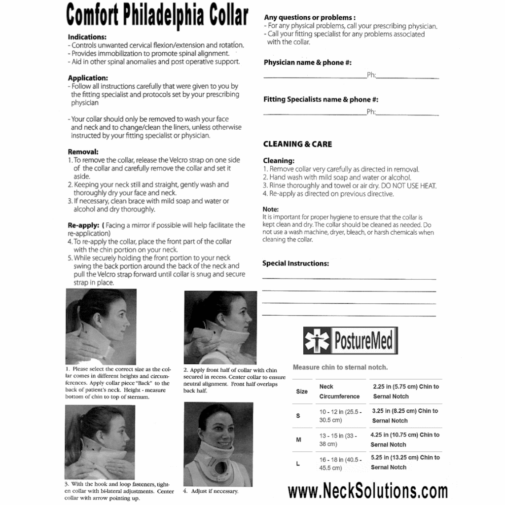 Philadelphia Collar Philadelphia Cervical Support Collar