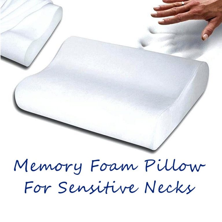 Memory Foam Contour Pillow Gentle Ergonomic Support