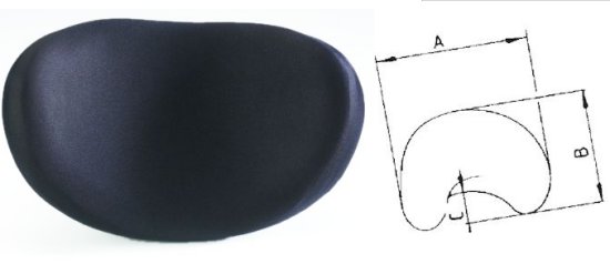 soft wheelchair headrest