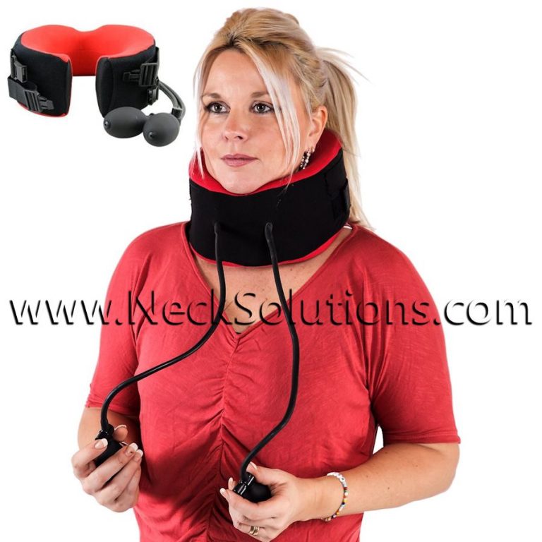 Inflatable Neck Support Adjustable Relief, Stability & Traction
