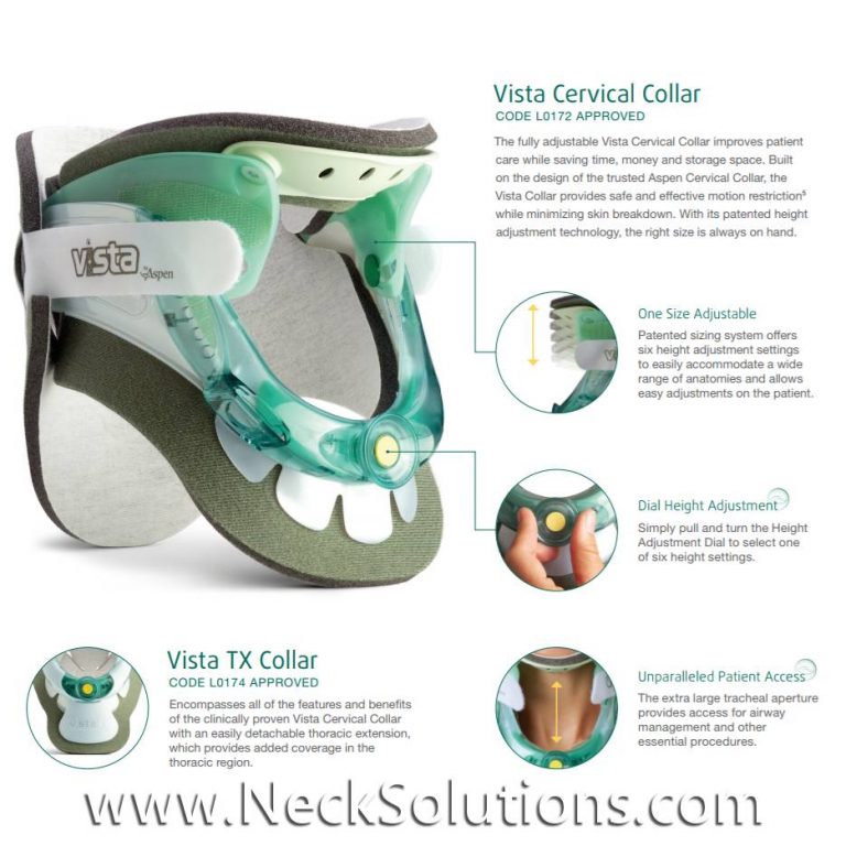 Vista Cervical Collar Aspen Adjustable Neck Brace