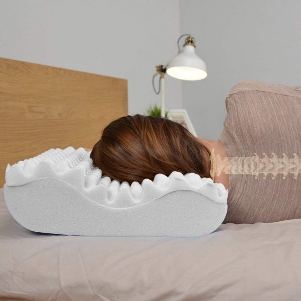 Cervical Neck Pillow Egg Crate Design