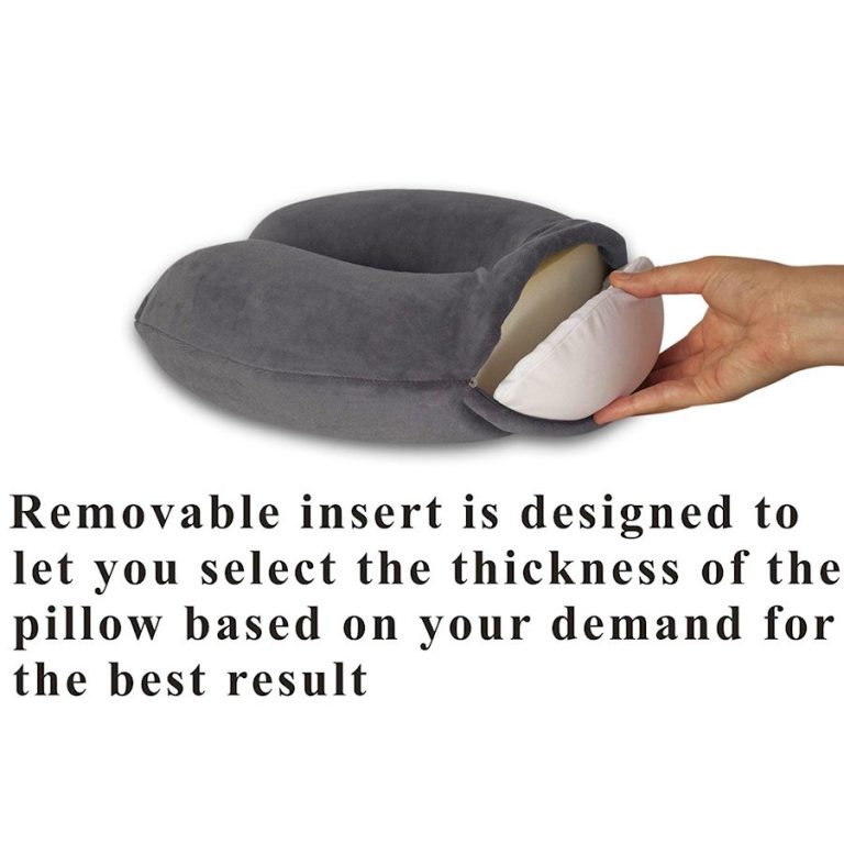 Memory Foam Travel Pillow Adjustable Support & Comfort