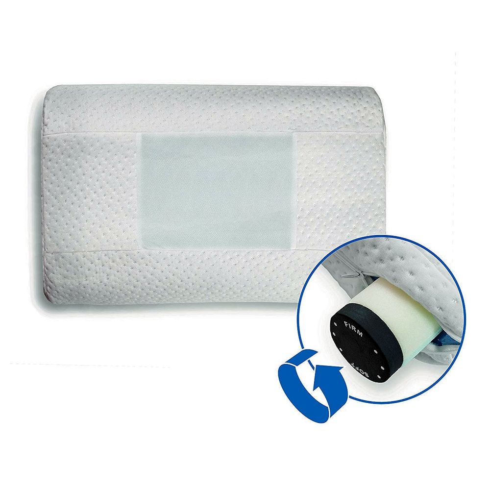 Adjustable Comfort Pillow Built In Adjustable Neck Roll