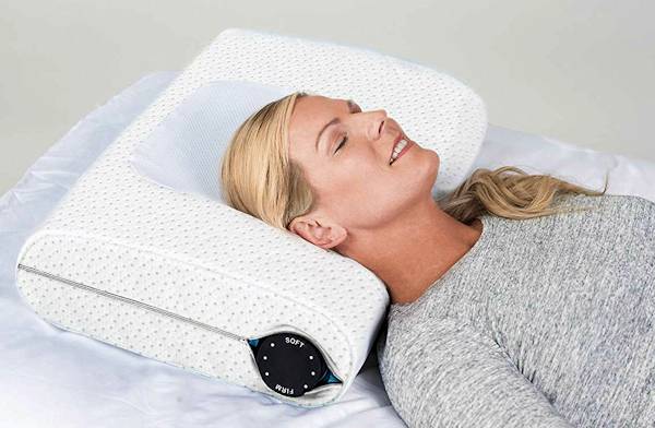 adjustable neck roll pillow