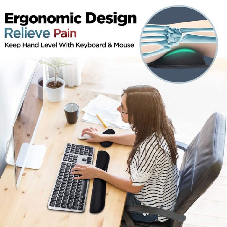 Ergonomic Mouse Keyboard Pads Postural Pain Relief