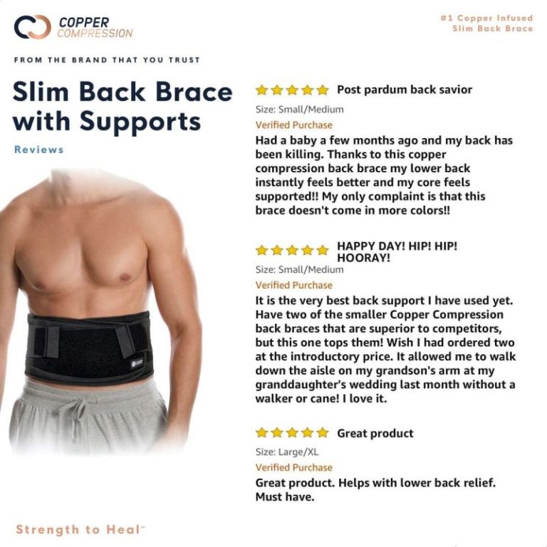 The Best Copper Belt For Back Pain 85 Copper Infused