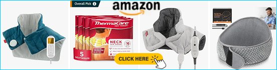 heat for neck pain relief at amazon